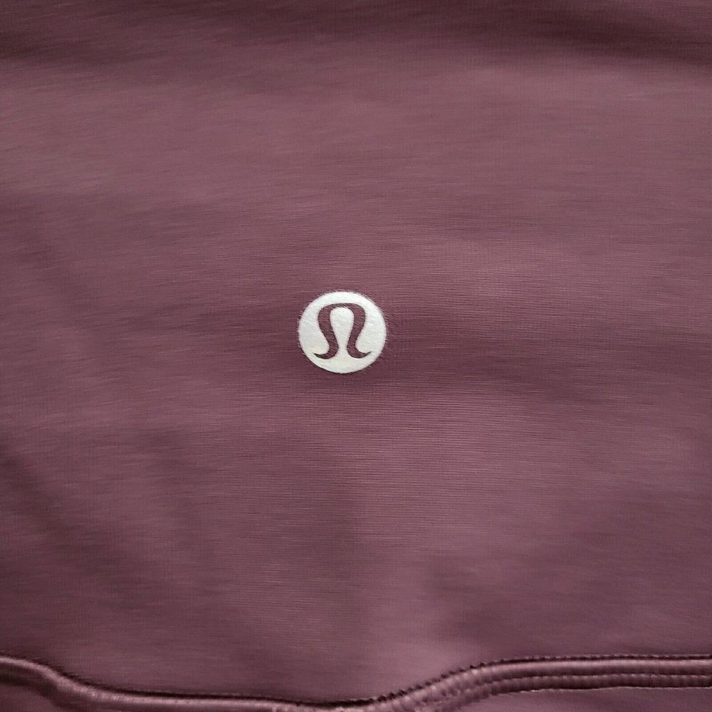 Lululemon Women’s Size 6 Burgundy Cropped Wunder Under Leggings - Picture 5 of 7